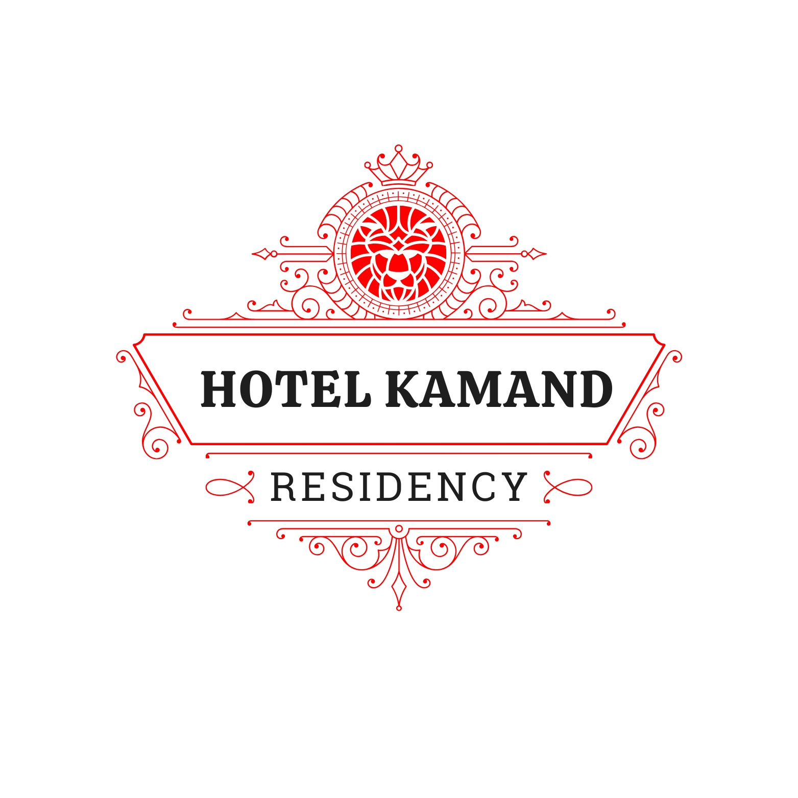 Gold Vintage Ornament Residence Logo (1)